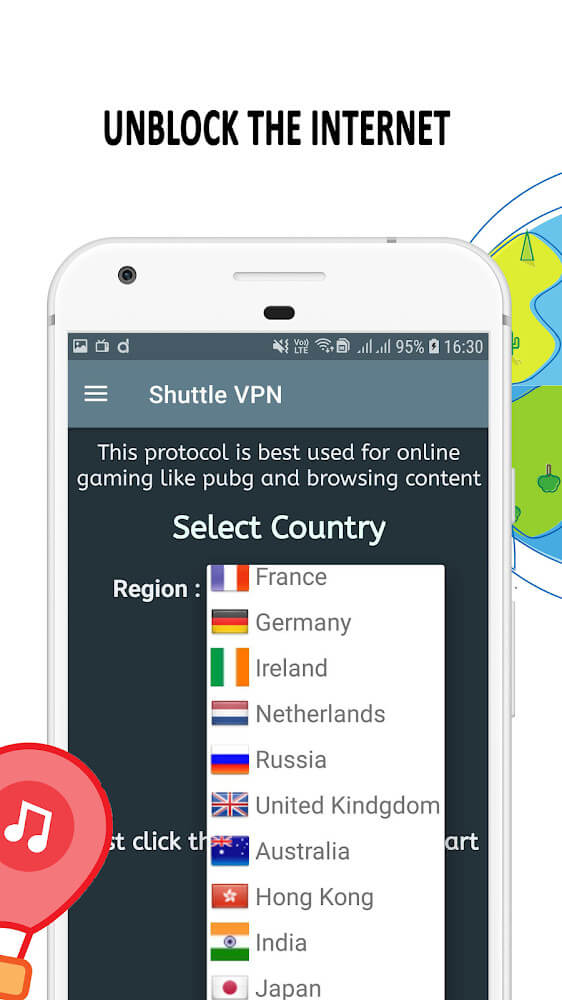 Shuttle VPN mod